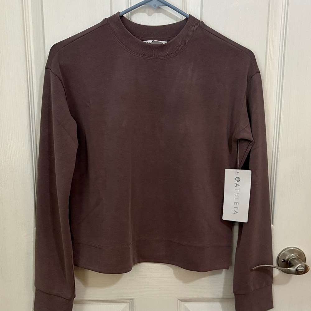 Athleta Seasoft crewneck sweatshirt NEW WITH TAGS💜